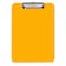 Better Office Products Plastic Clipboards, Durable, 12.5 x 9 Inch, Low Profile Clip, Yellow, Set of 12, 12PK 45020 - alternate 2